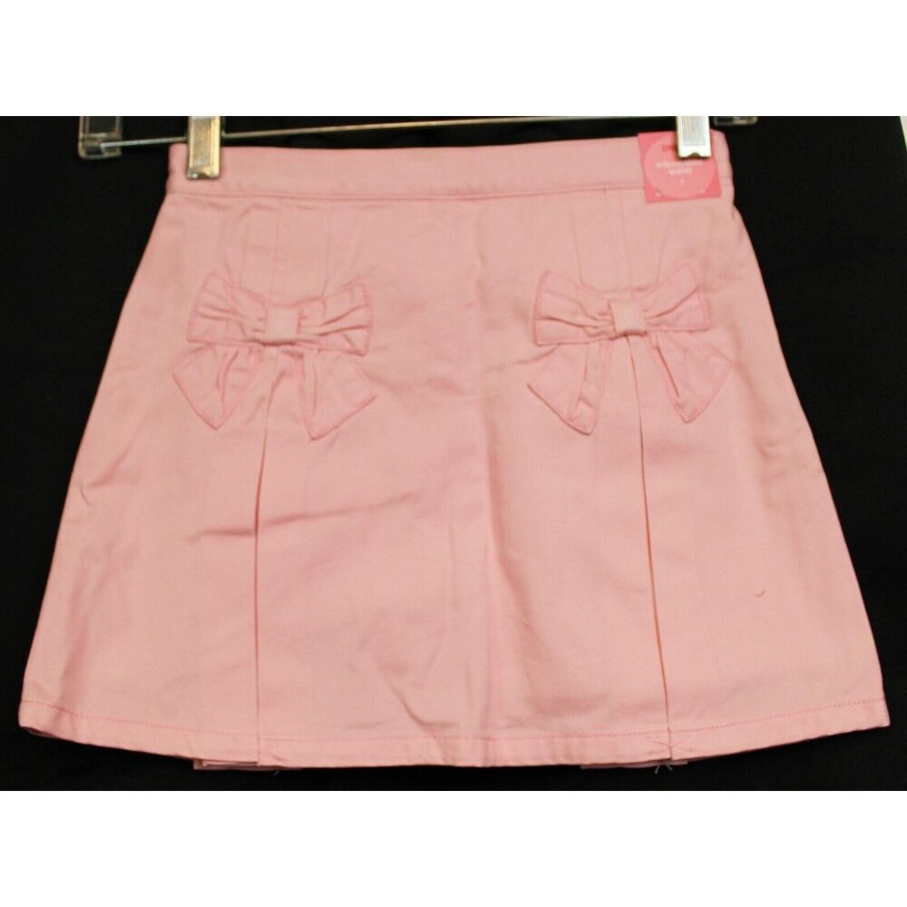 2006 Gymboree Cherry Pie Pink Bow Skort sz 7 NWT Girls Winter Pleated Skirt